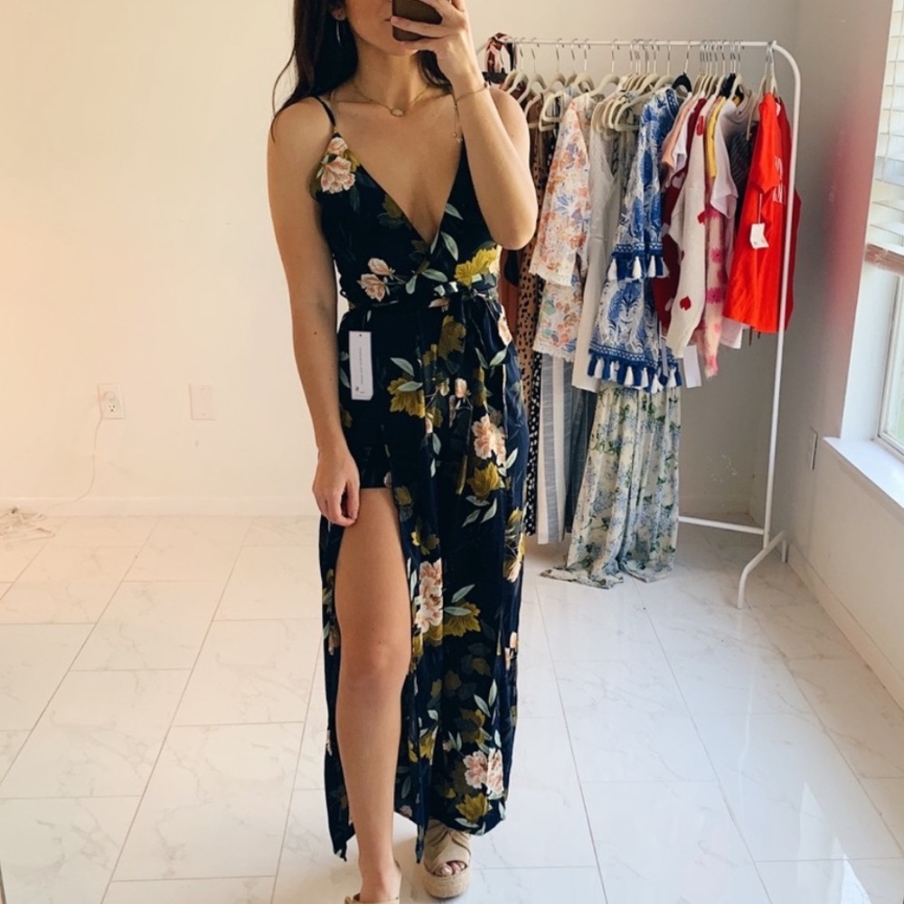 NWT Goodnight Macaroon Open leg Jumpsuit